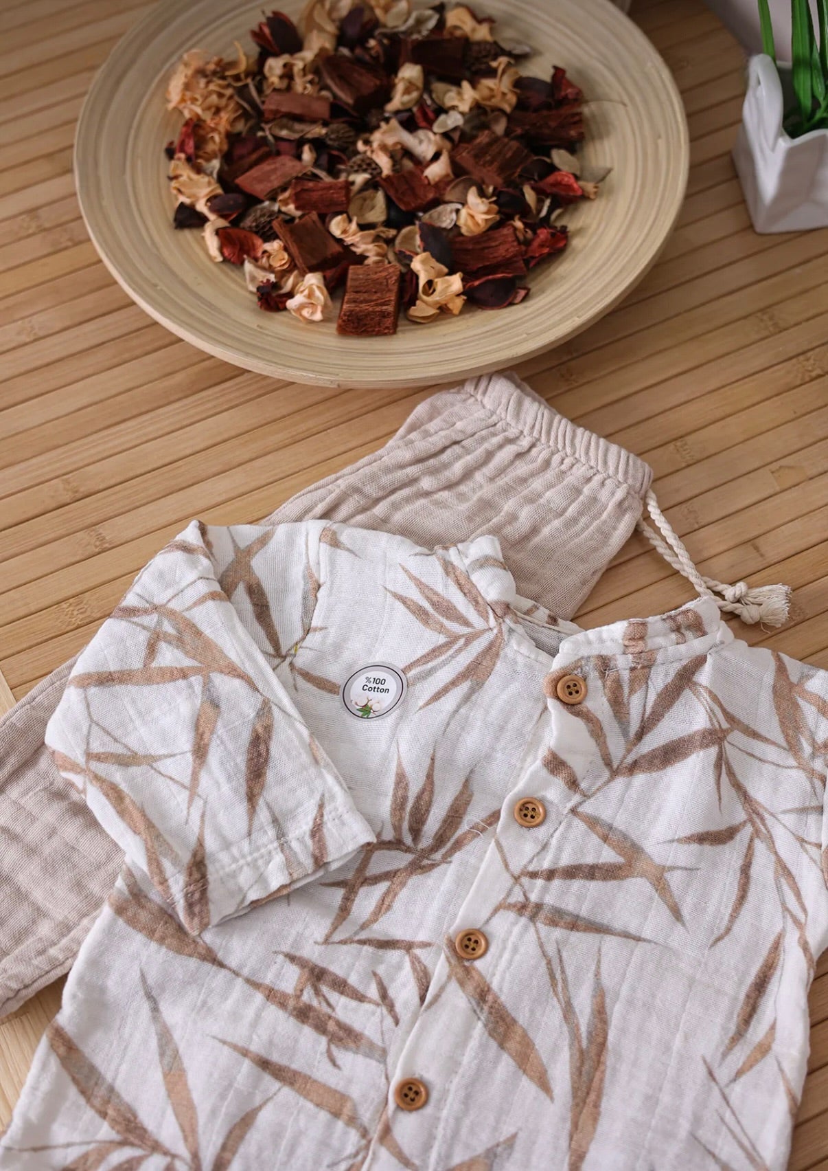 DVODELNI SET MUSLIN LIST