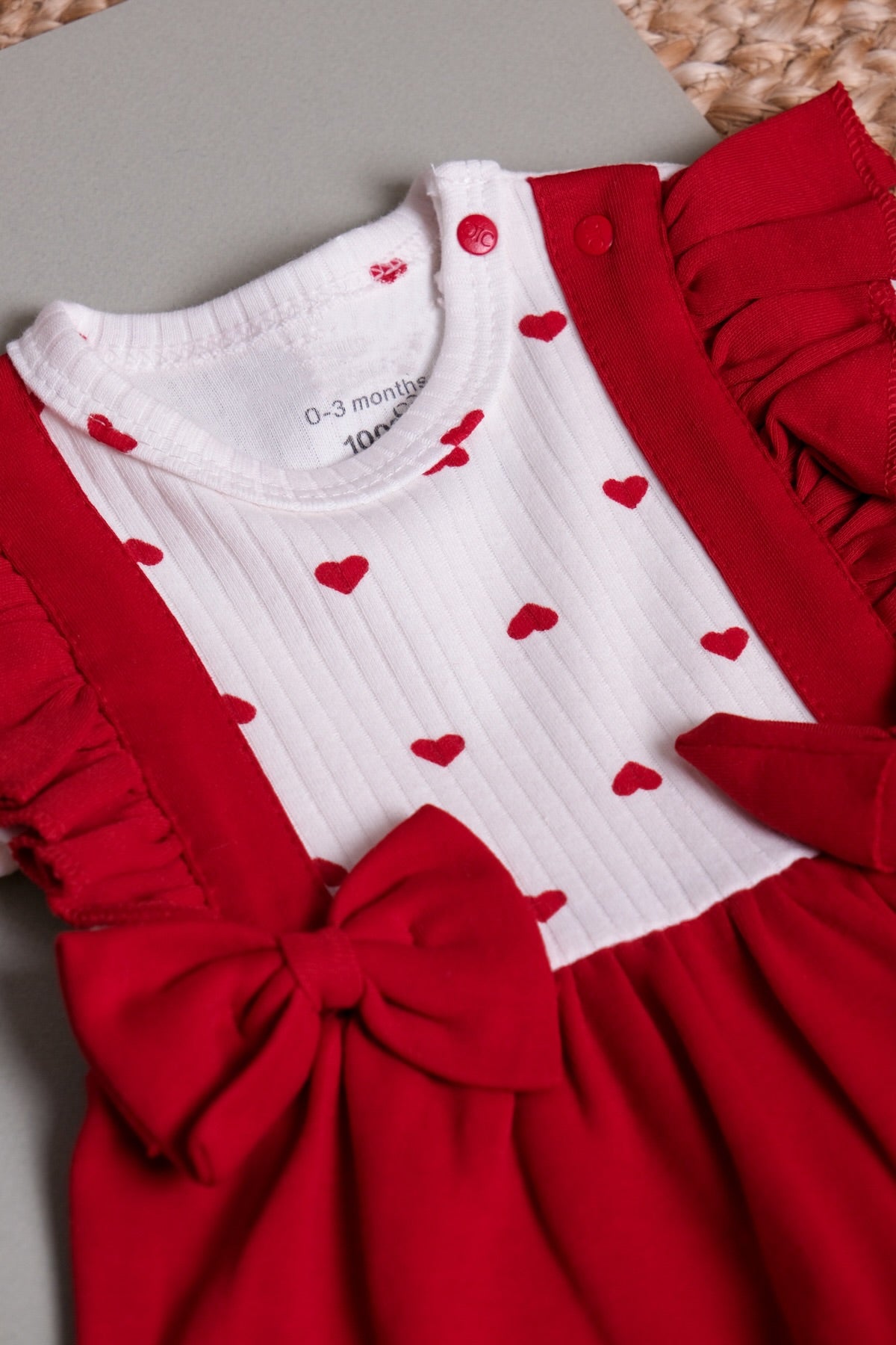 KOMBINEZON I KAPA SRCE