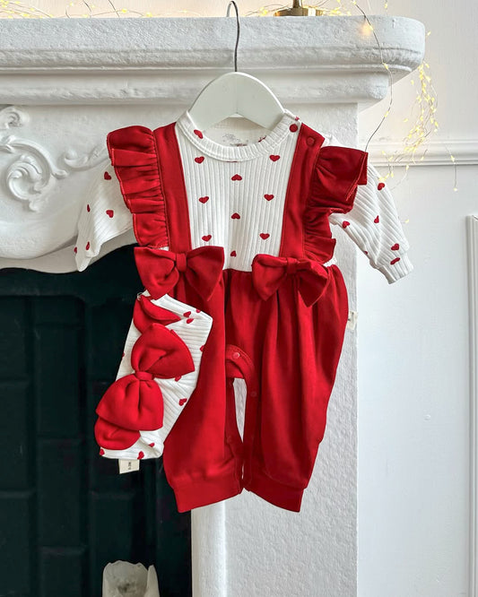 KOMBINEZON I KAPA SRCE