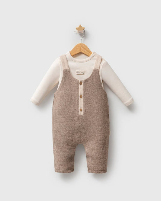 PANTALONE NA TREGERE U SETU SA MAJICOM LITTLE BOY
