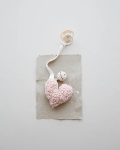 TEDDY HEART LANČIĆ ZA DUDU - Roze