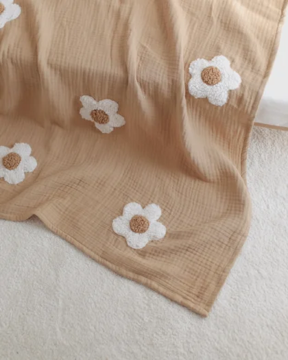 TEDDY FLOWER MUSLIN PREKRIVAČ