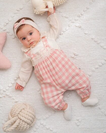 ROSIE GINGAM KOMBINEZON I KOŠULJICA SA TRAKICOM