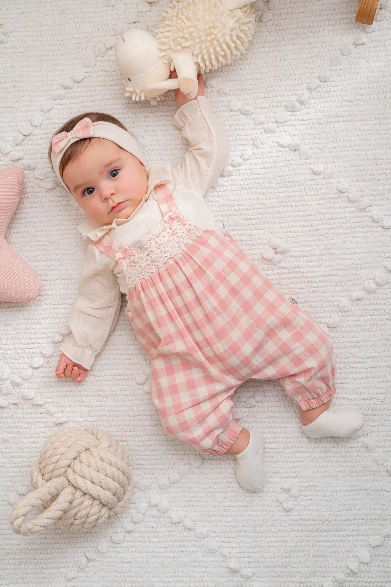 ROSIE GINGAM KOMBINEZON I KOŠULJICA SA TRAKICOM