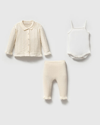 NIPPERLAND KNIT LENA SET (3 dela)