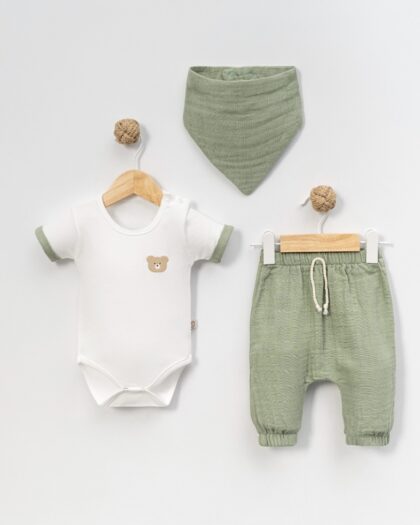 TRODELNI PAMUK-MUSLIN MEDA SET