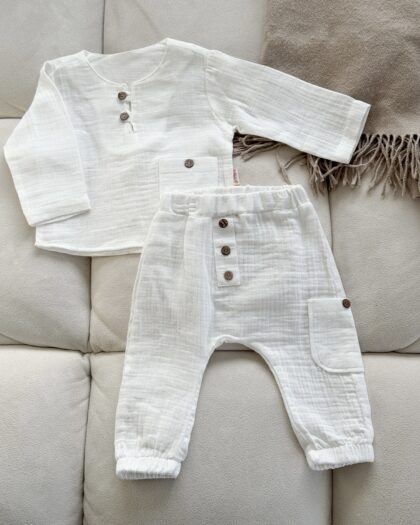 MUSLIN SET DUGIH RUKAVA