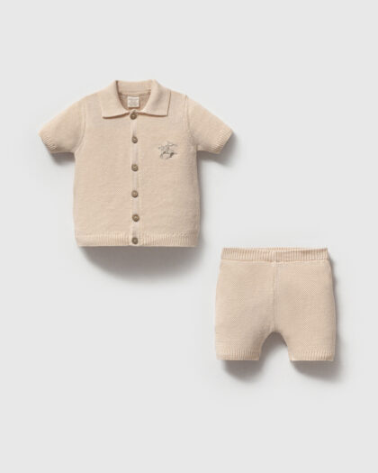 NIPPERLAND KNIT POLO SET