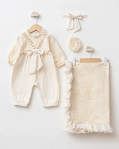 BOW MUSLIN SET ČETIRI DELA