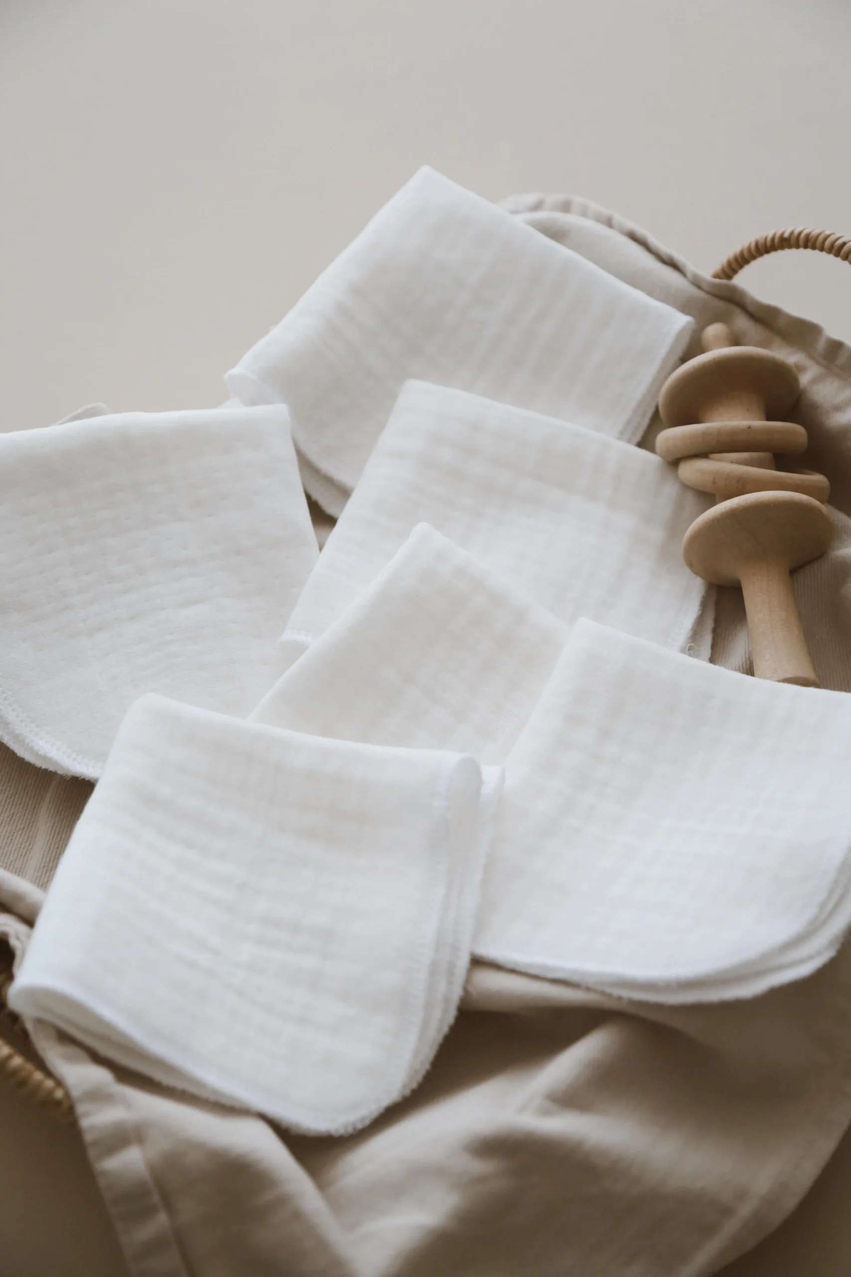 SET OD 6 BELIH MUSLIN MARAMICA - Slika 6
