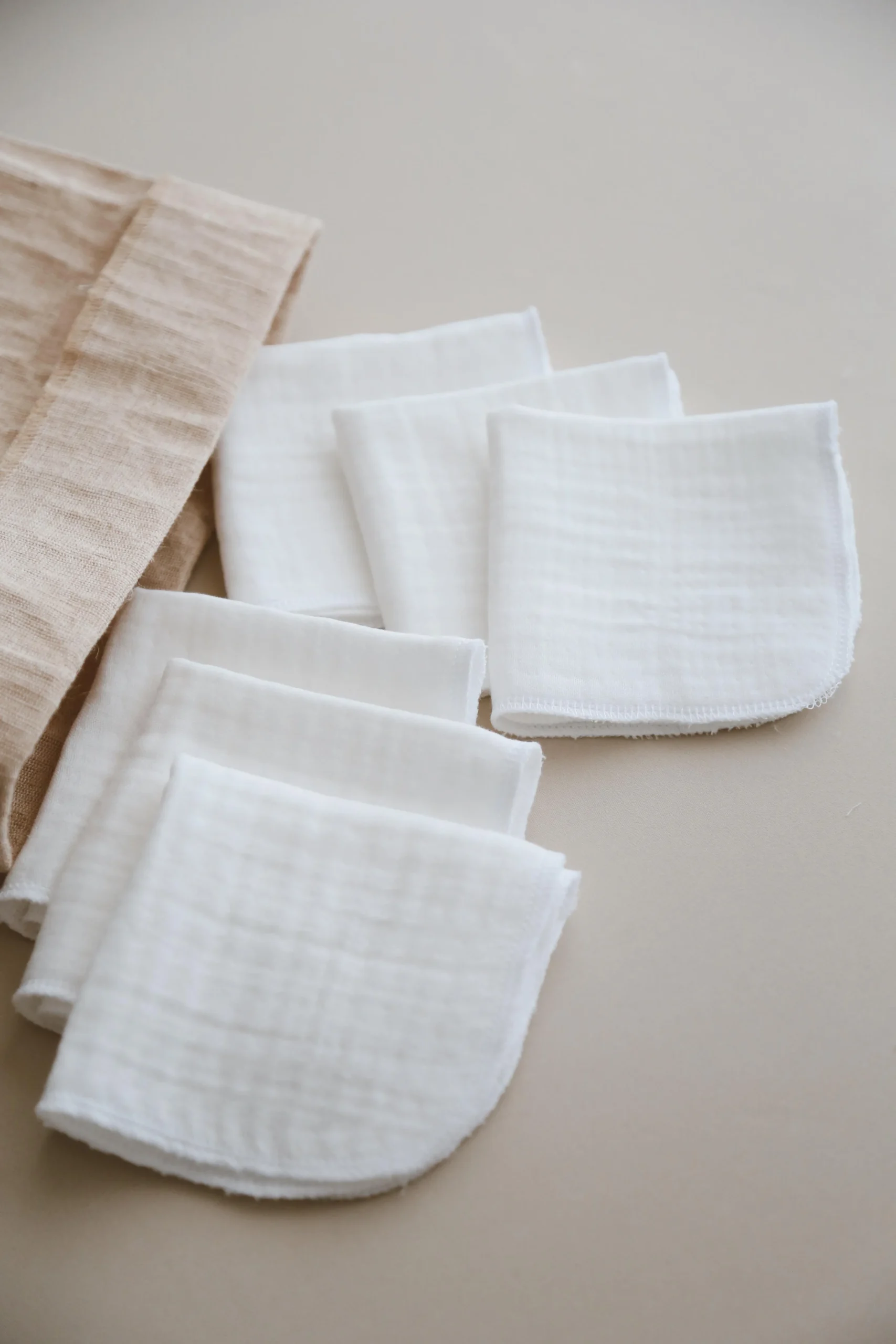 SET OD 6 BELIH MUSLIN MARAMICA - Slika 7