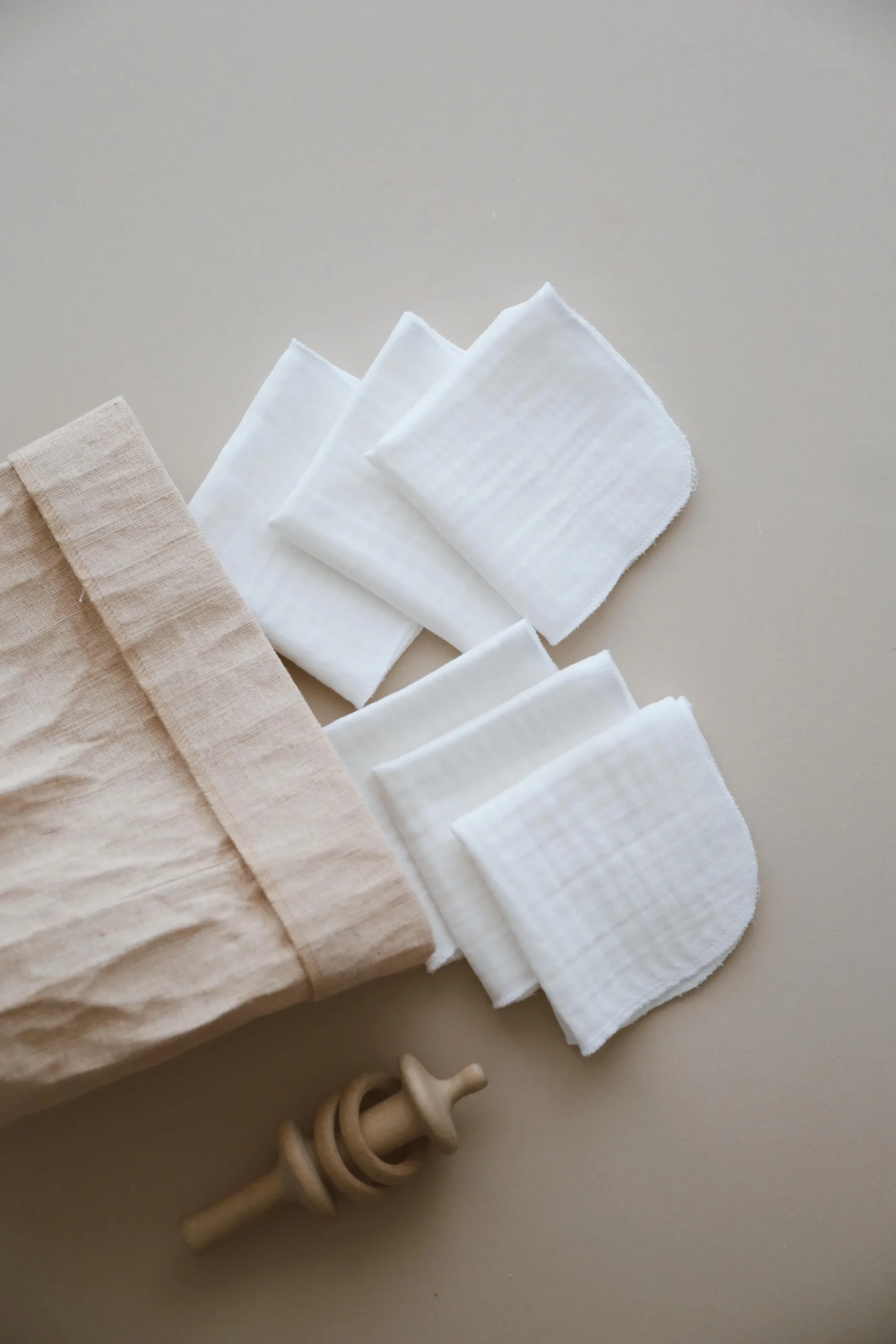 SET OD 6 BELIH MUSLIN MARAMICA - Slika 8