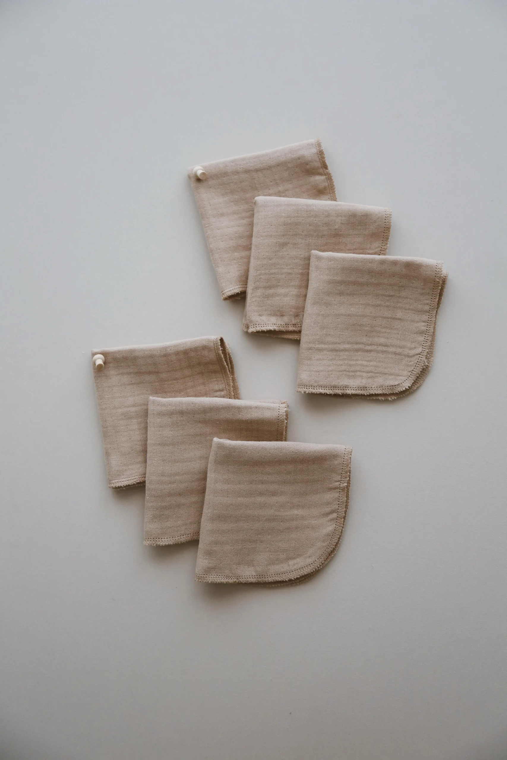 SET OD 6 MUSLIN MARAMICA KAPUĆINO - Slika 2