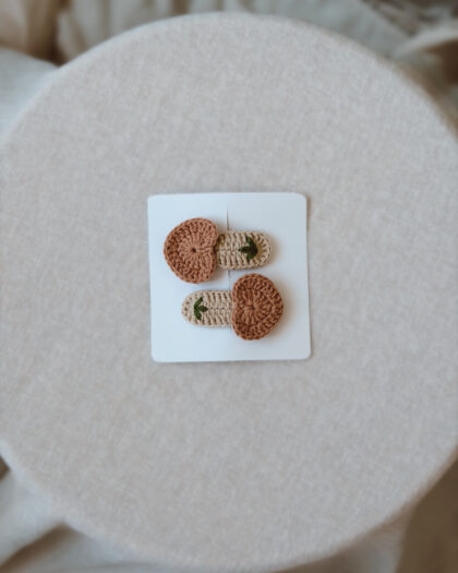 KNIT ŠNALICE ZA KOSU - set 2 komada
