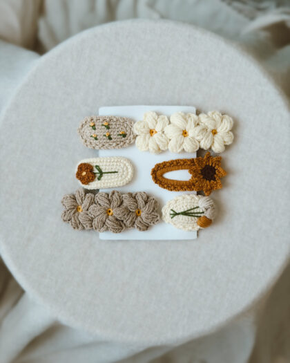 KNIT ŠNALICE ZA KOSU - set 6 komada