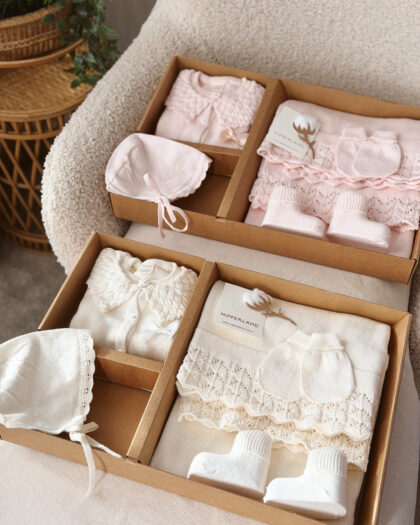 SENNA KNIT PLETENI SET - dve boje