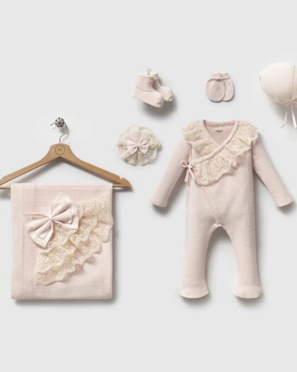 ADELE ROSE KNIT PLETENI SET - 6 delova